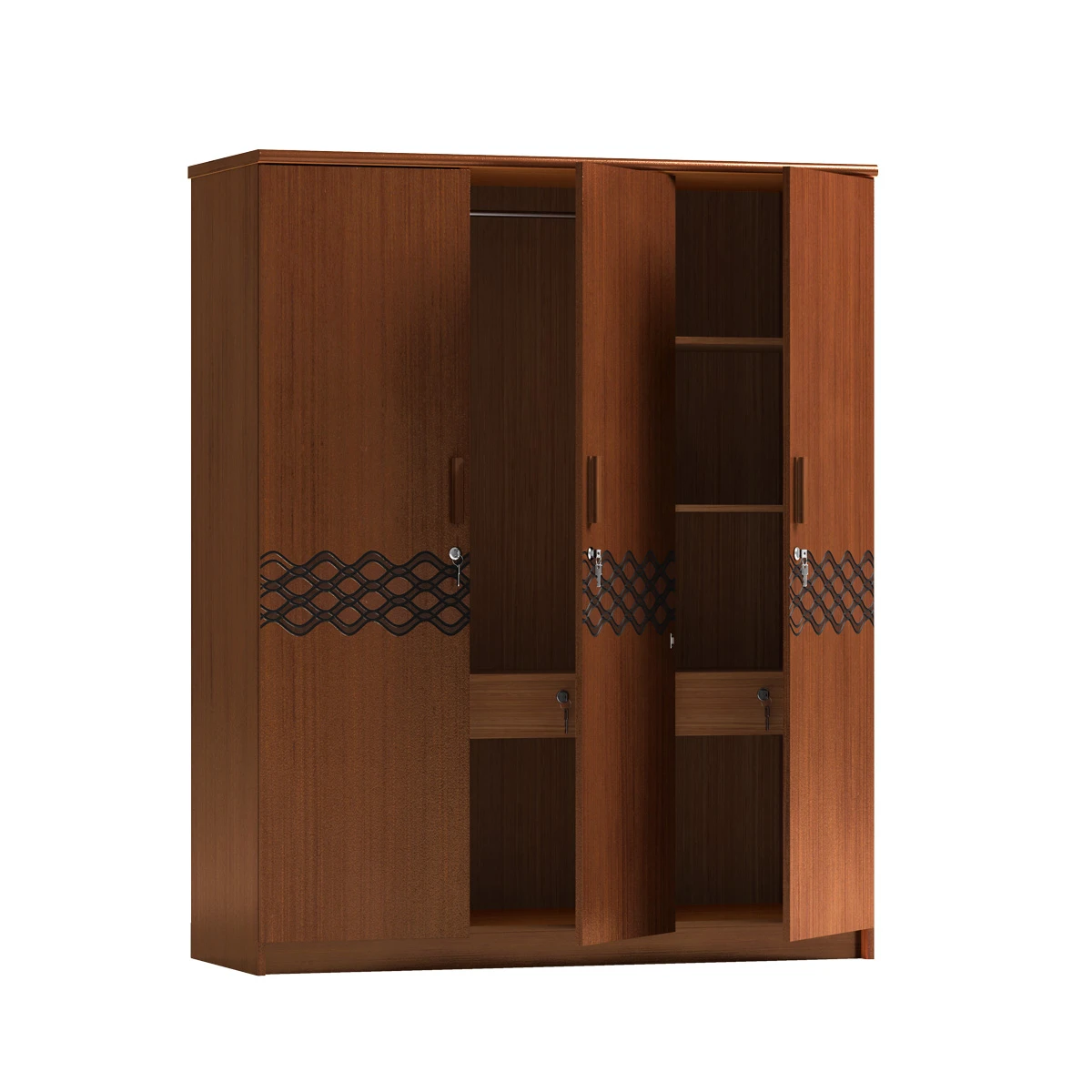 Sidon Three Door Almirah/ Cupboard l CBH-359