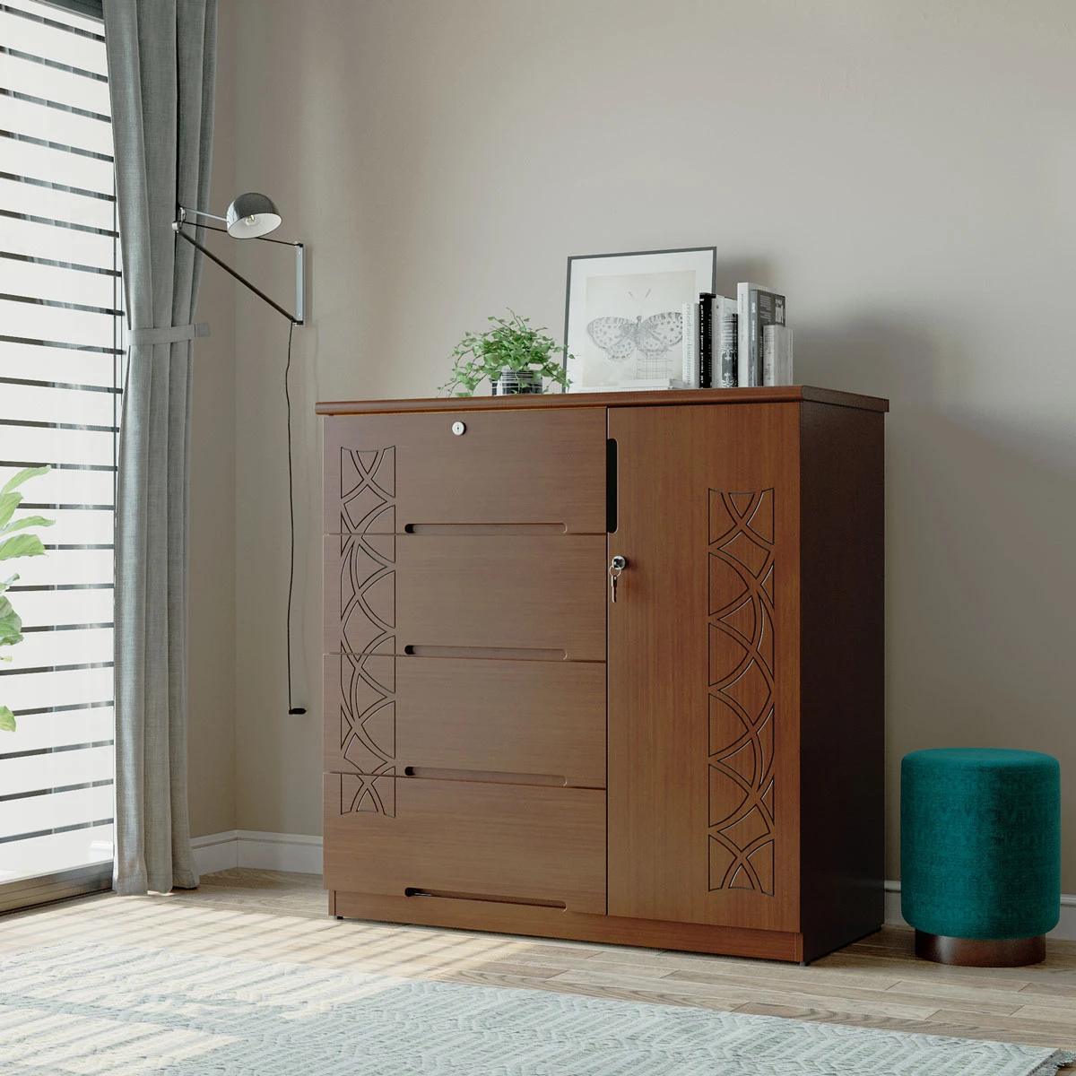 Wooden Wardrobe Roma | WDH-363