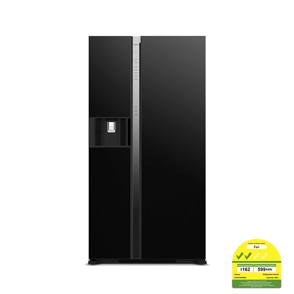 Hitachi Side By Side Refrigerator | R-SX800GPBO (GBK) | 633 L