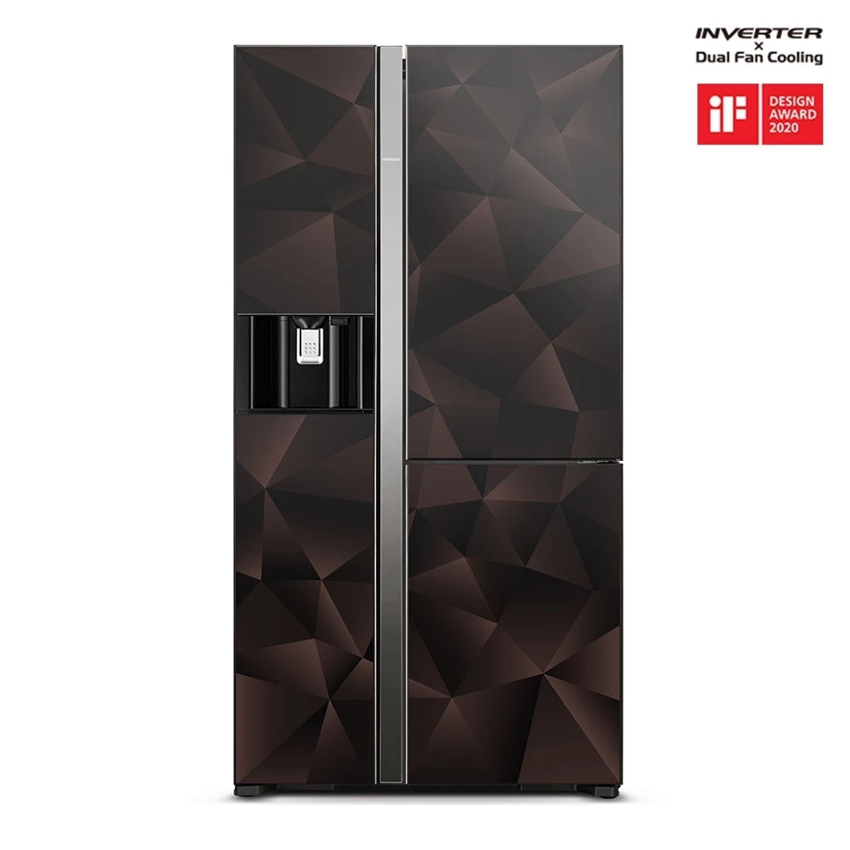 Hitachi Side By Side Refrigerator | R- M820VAG9PBX(GBZ) | 633L