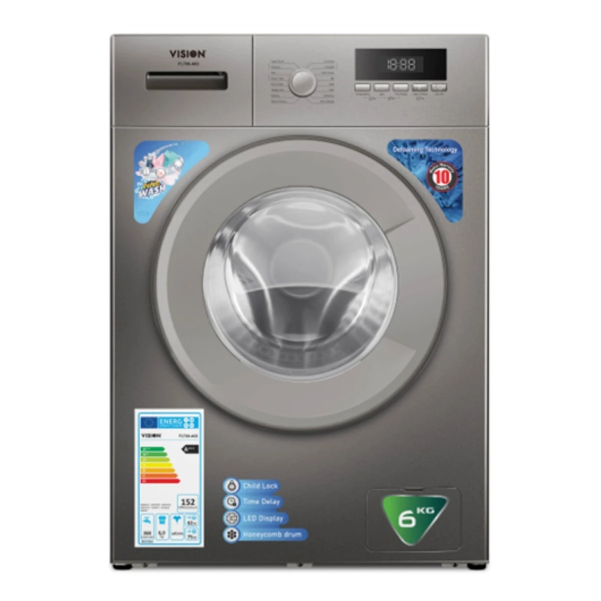 VISION Front Loading Washing Machine 6kg VE