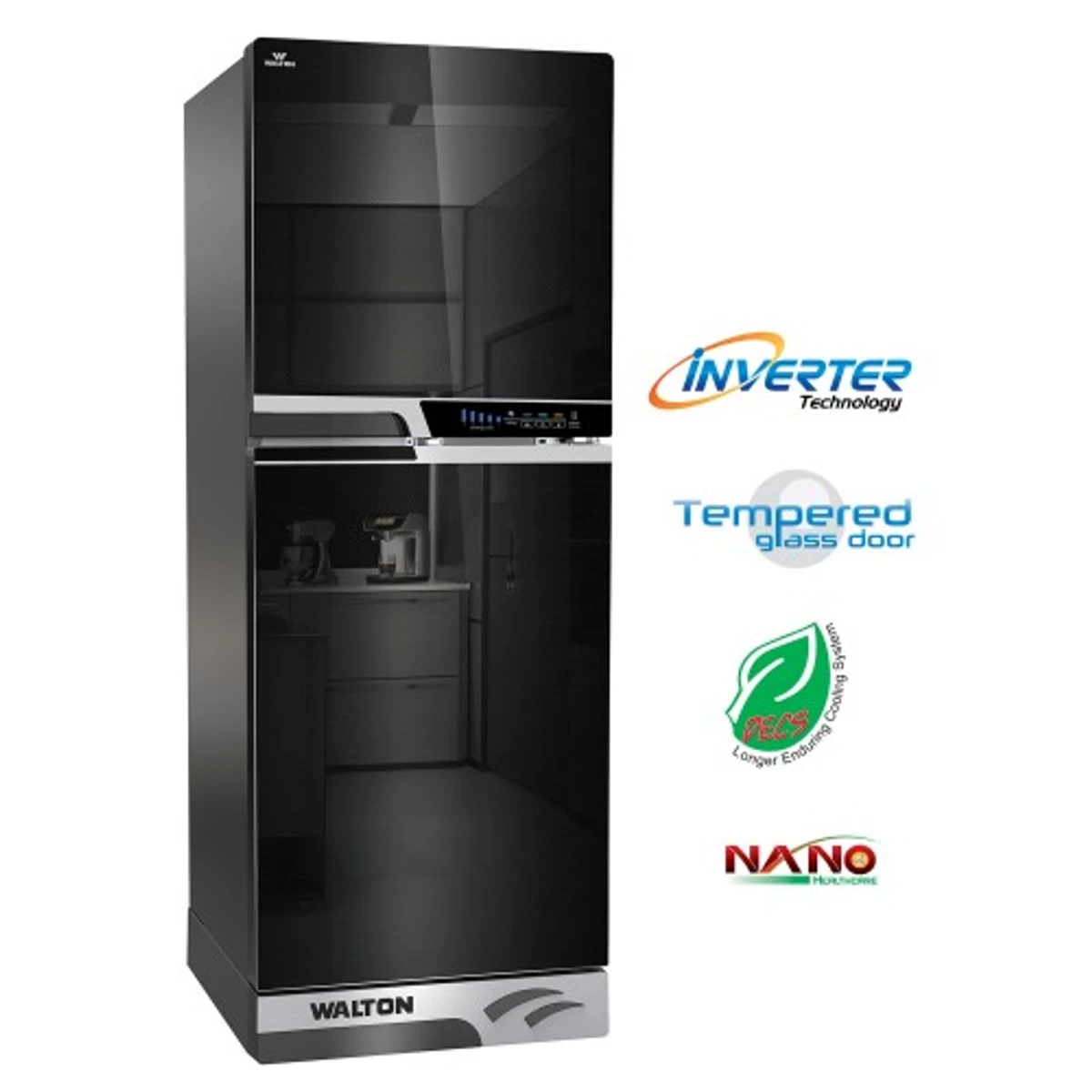 WALTON REFRIGERATOR WFE-2H2-GDEN-DD-P (Inverter)