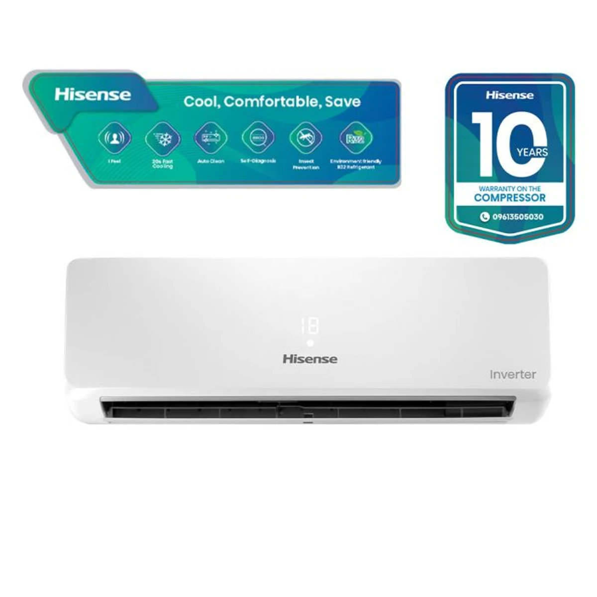 Hisense 2 Ton Full DC Inverter AC AS-22TW4RXBTD00BU